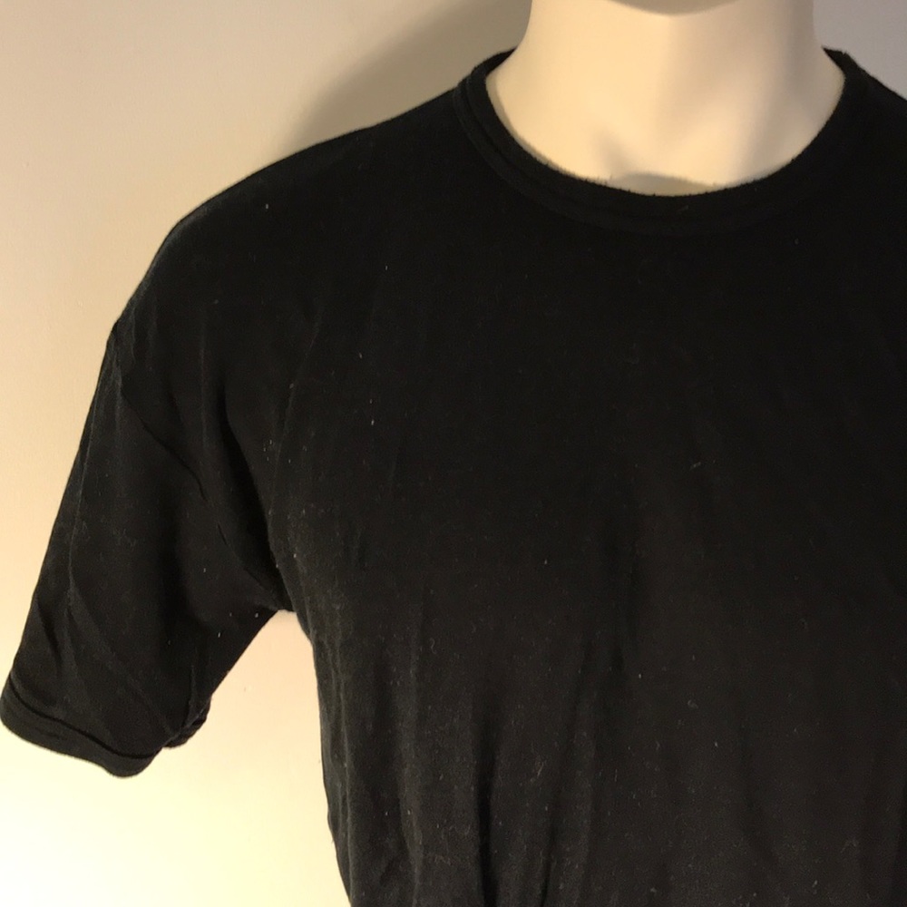 Swedish European black T-shirt.